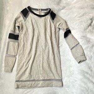 Sparkle & Fade Gray Top with Black Trim